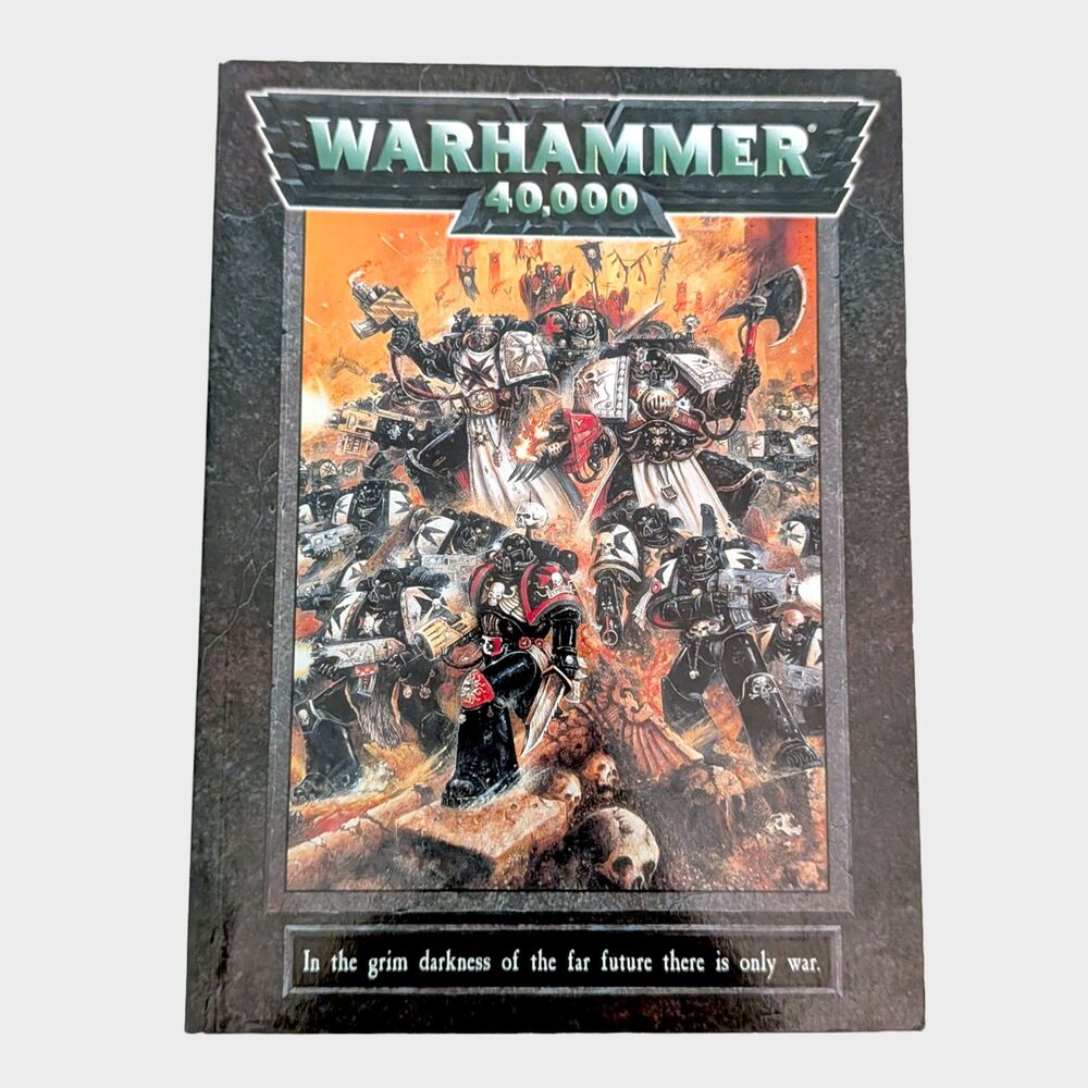 Vintage Warhammer 40K Core Rulebook 1999 Games Workshop Tabletop Wargame Book